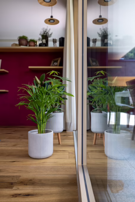 Innenansicht RIEDER Holz-Alu-Fenster