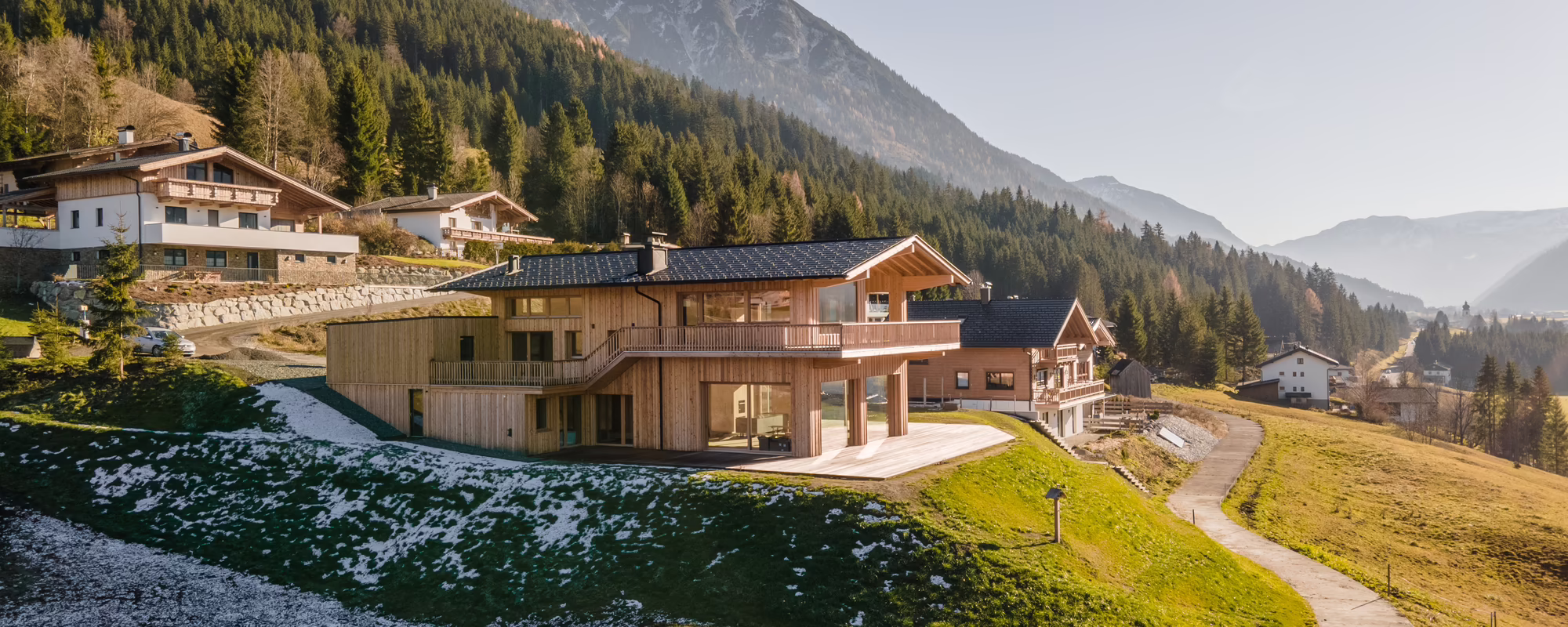 Einfamilienhaus in kompletter Holzbauweise