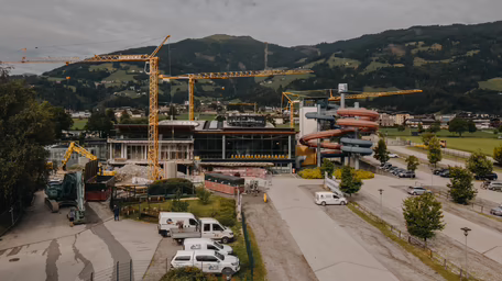 Bauvorhaben Therme Fügen