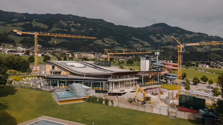 Baustelle Therme Fügen