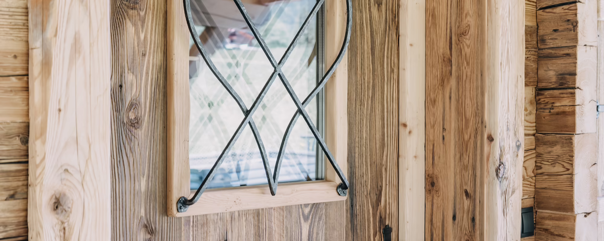 Haustür Fichte Altholz